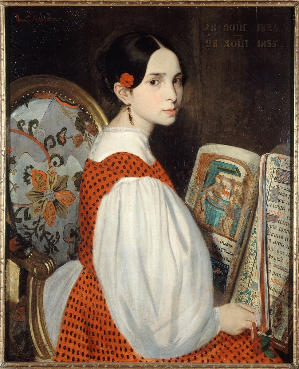 Ericka1848's tweet photo. Léopoldine Hugo, par Auguste de Châtillon, 1836. https://t.co/JylSxjIguc