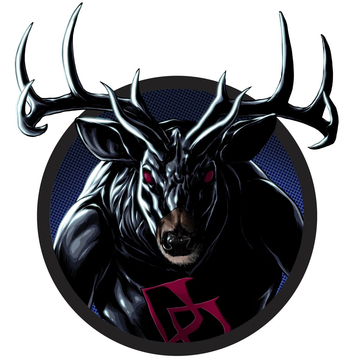 RealMarvelTails's tweet photo. Possessed by The Beast, Deerdevil turns Hell’s Kitchen into a fortress—Darkforest! #marveltails #marvelcomics #superhero #supervillain #comicart #animalart #daredevil #deerdevil #deer @andydiggle @TanComics https://t.co/8UY2WJSsHY