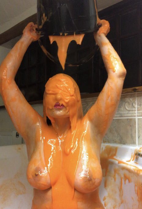 Anyone wanna get me #gunged for a custom video get your orders in ASAP ordering the gunge tomorrow. Also<a href="/tag/gunged"class="tags">#gunged</a><a href="/tag/messy"class="tags"><span>#messy</span></a>