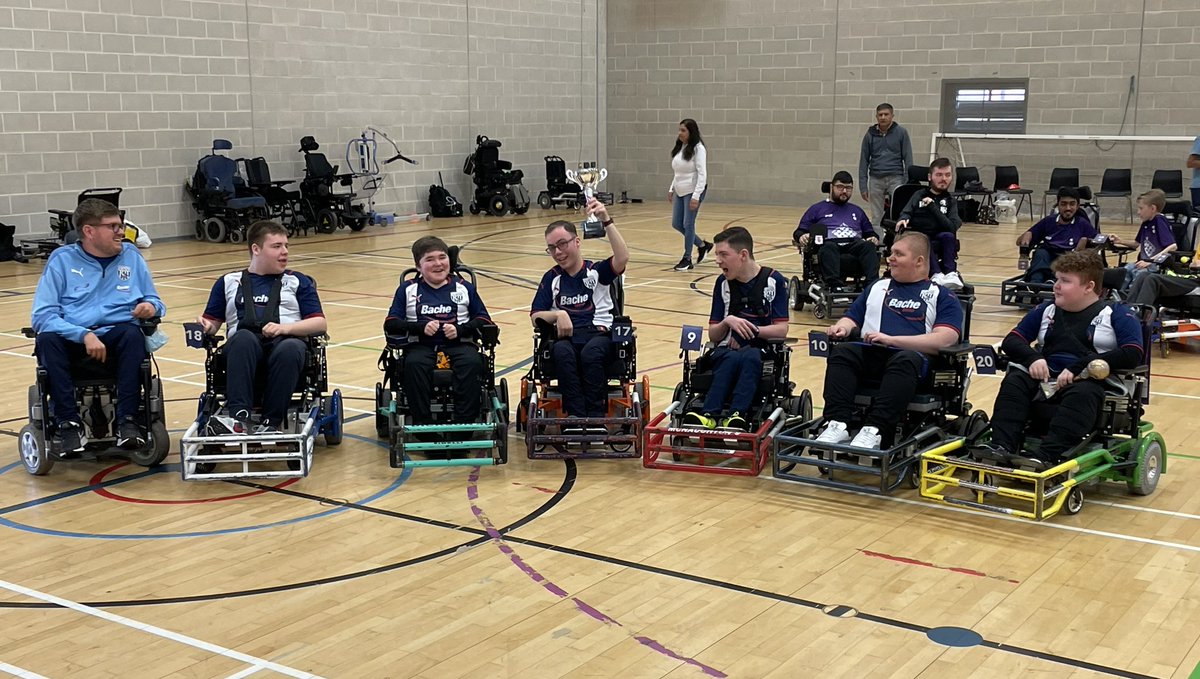 WestMidlandsPFL's tweet photo. Our 2021/22 Champions 🏆

Congratulations to WBA Dudley for winning our WMPRL Championship Division ⚽️

Well deserved 👏🏻

#PowerchairFootball https://t.co/fIT5gv19FZ
