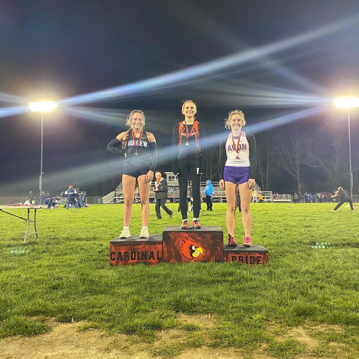 “I spent my life coaching a collision sport thinking those are the toughest athletes around. I was wrong. Lydia Henely is one of the toughest people I know. She willingly runs the 3200. Over 4 years think of the mileage she put in. I just admire her and am thankful for her.”