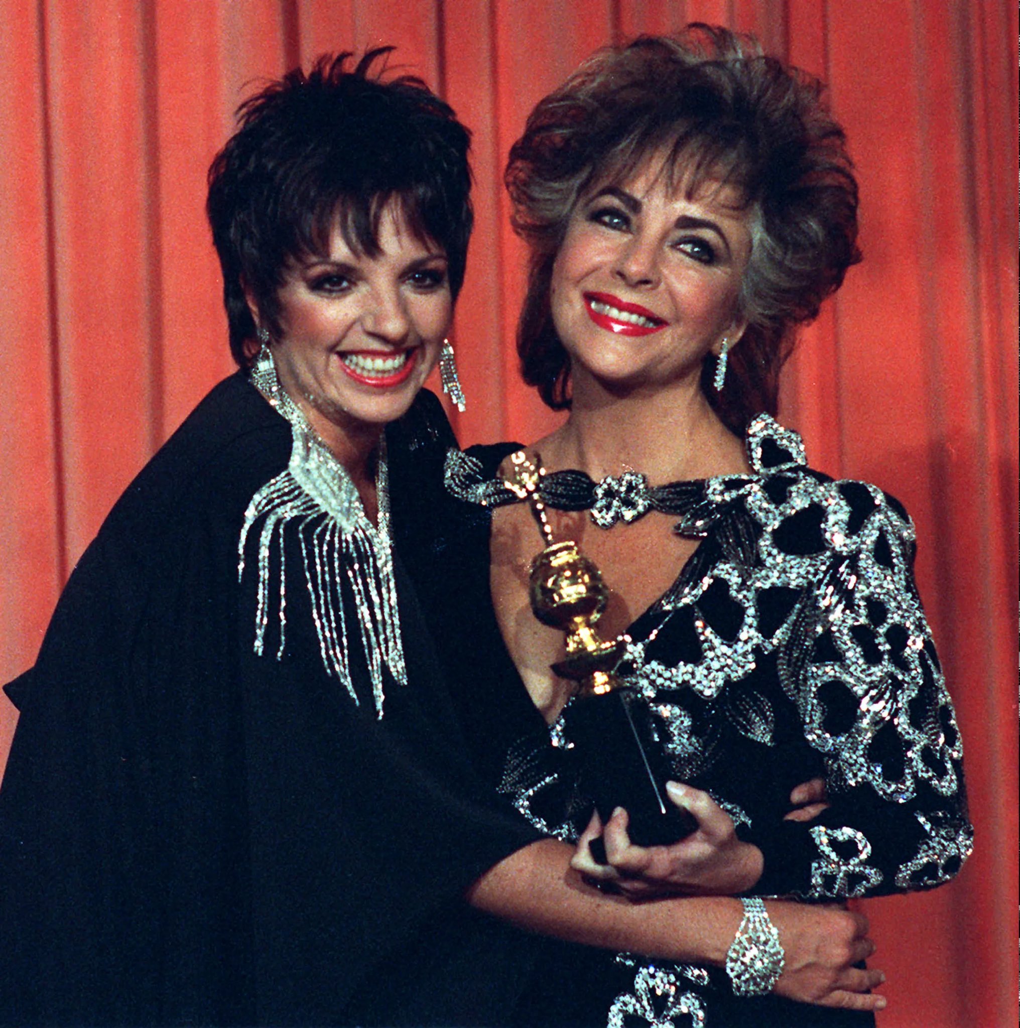 David Rush on X: "Today's inspiration is Liza Minnelli and Elizabeth Taylor  backstage at the Golden Globes, 1985. https://t.co/H4x4cm9KbM" / X