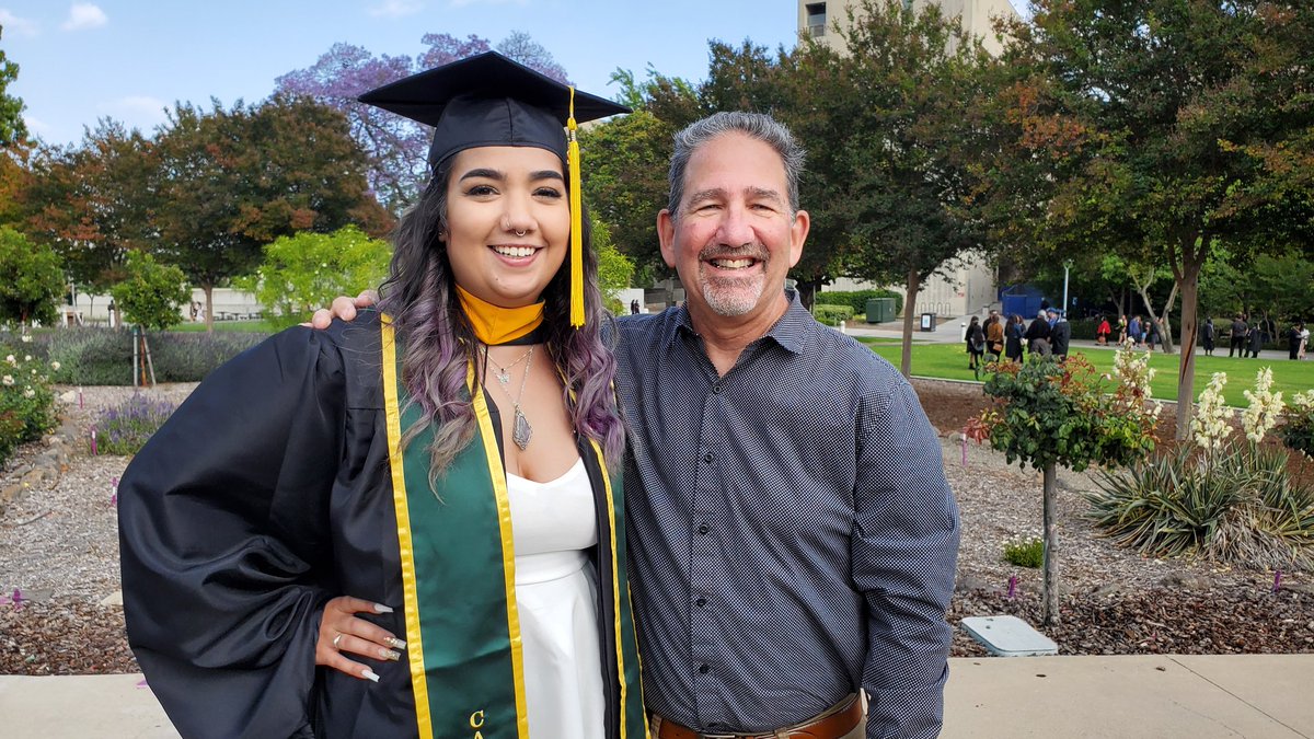 SteveDerbis's tweet photo. So very proud of my daughter Jordan graduating with her Master Psychology from @calpolypomona @ClassCpp https://t.co/Bo5NhrHJJd