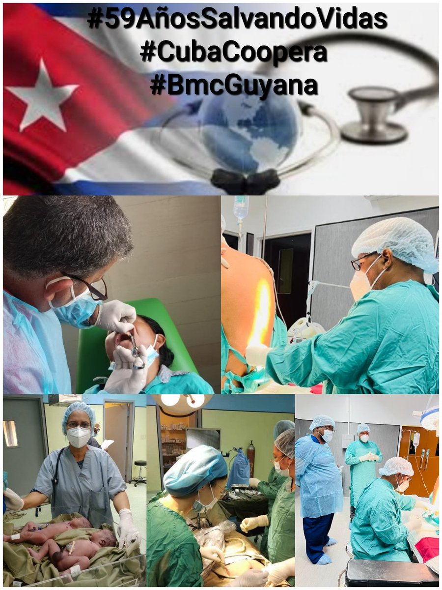 Si alguien pretende deshonrar al más invencible de los ejércitos, el de batas blancas de Cuba, se equivoca, porque es el más noble y humano del mundo, porque su único propósito es combatir y derrotar a la muerte. #59añosSalvandoVidas #CubaCoopera #CubaSalvaVidas #BmcGuyana 🇨🇺🇬🇾