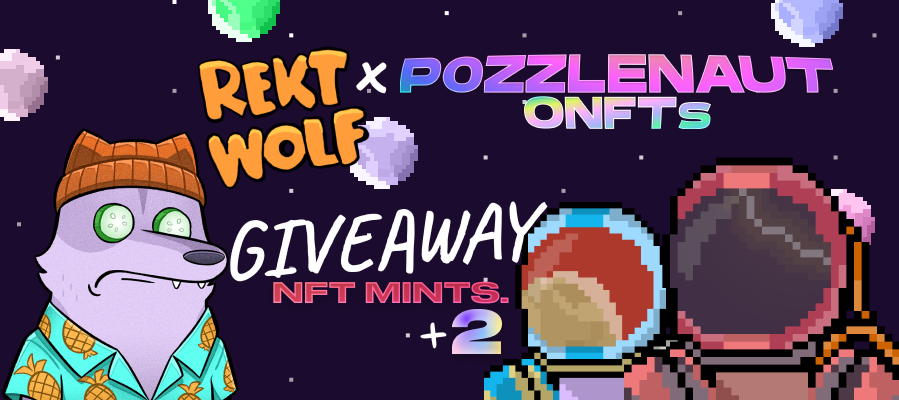 rekt_gang's tweet image. 🚨2 Free Pozzlenaut Omnichain NFTs 🚨

👏 Thank you to our frens @PozzlePlanet for the giveaway!

1⃣ Follow @PozzlePlanet and @Pozzlenauts 
2⃣ Like + RT + Tag 2 frens
3⃣ Draw 2 winners in 72 hours