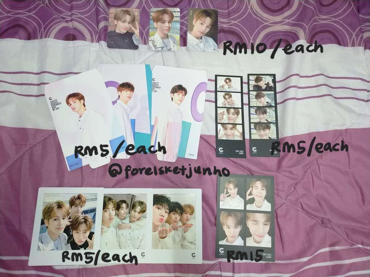 forelsketjunho's tweet photo. help rt | wts 🇲🇾 only

🎈price stated in the picture exclude postage
🎈no rush postage
🎈dm to buy/more picture
🎈rts : not collecting anymore 😔

#pasarcravity @crvttradeMY https://t.co/unv7w5V3fu