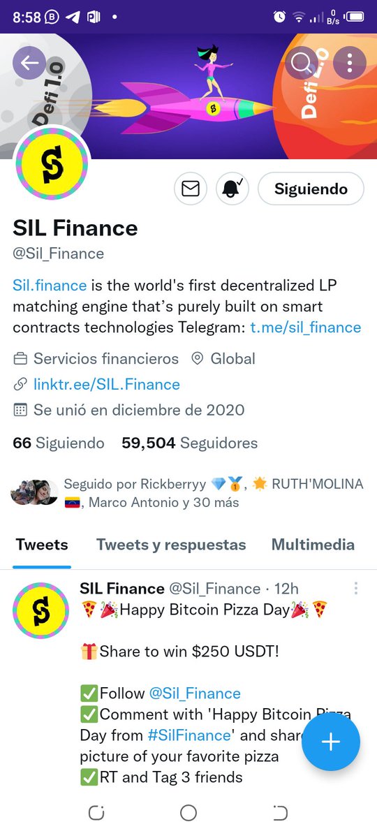 xiomigarciaa's tweet photo. @Sil_Finance ๐๐๐ #btcpizzaday2022๐๐
Happy Bitcoin Pizza Day๐๐โค๏ธ #SilFinance
@adrilanz16
@Ninaa612
@Marcohpa
๐๐๐๐๐๐๐ https://t.co/gmv2BPPPjd