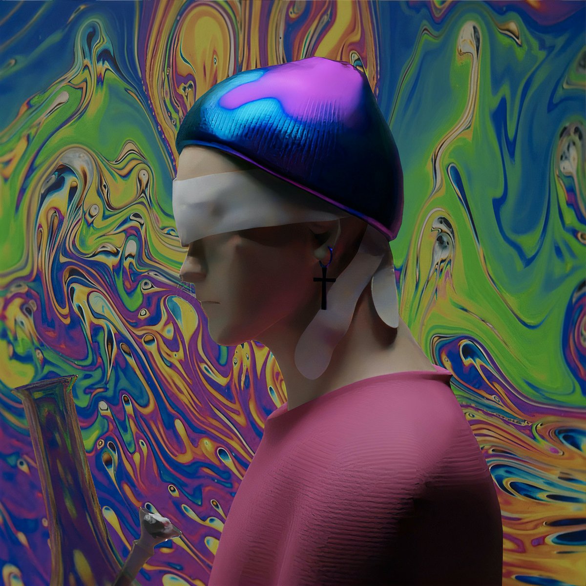 the BLINDED NFT tweet media