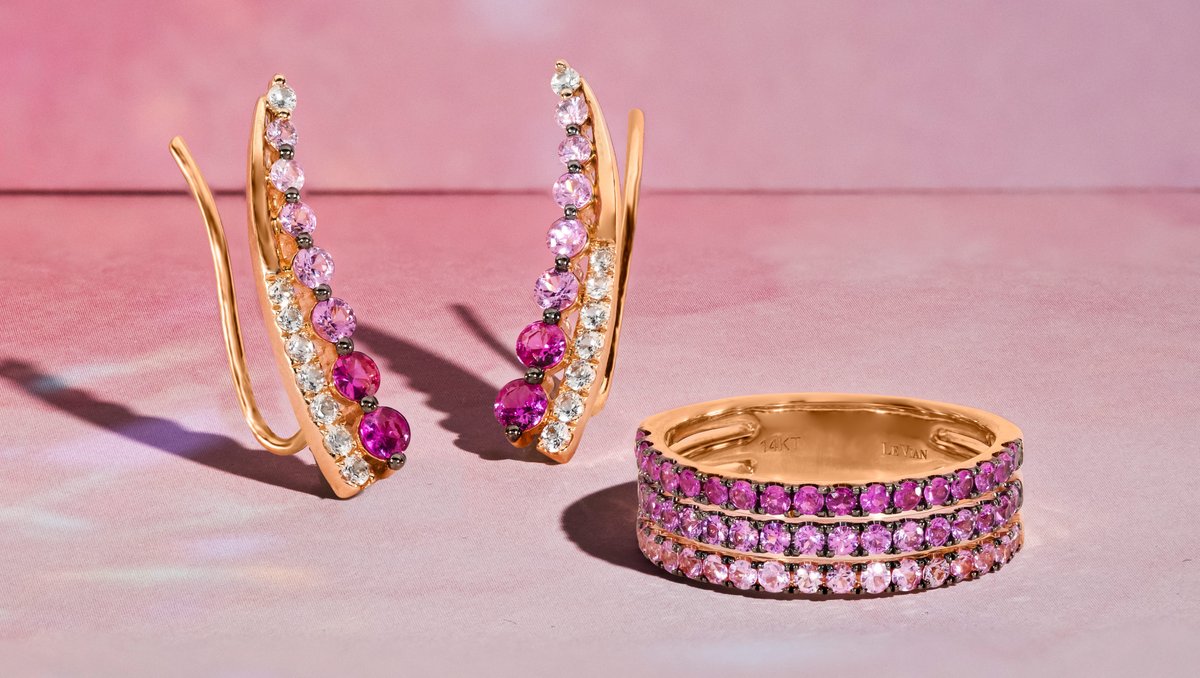 Le_Vian's tweet photo. Take a bite, or two, of our Strawberry Layer Cake pieces! 💗🎂
https://t.co/qxIBANzmA7
https://t.co/5vYSvSxU04
#PinkSapphire #Pink #Layred #Ombre #OmbreStyle #Jewelry #FineJewelry #Levian #Levianista #Sapphire https://t.co/AKhvgaNQpY