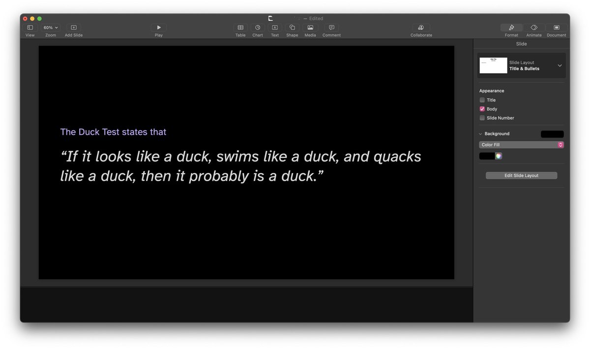 SaraSoueidan's tweet image. What do ducks have to do with accessibility, I wonder? 🧐

(I mean, I can&apos;t do an entire course— that&apos;s hours of me talkin —without a few mentions of birds now, can I?)

#PracticalA11y