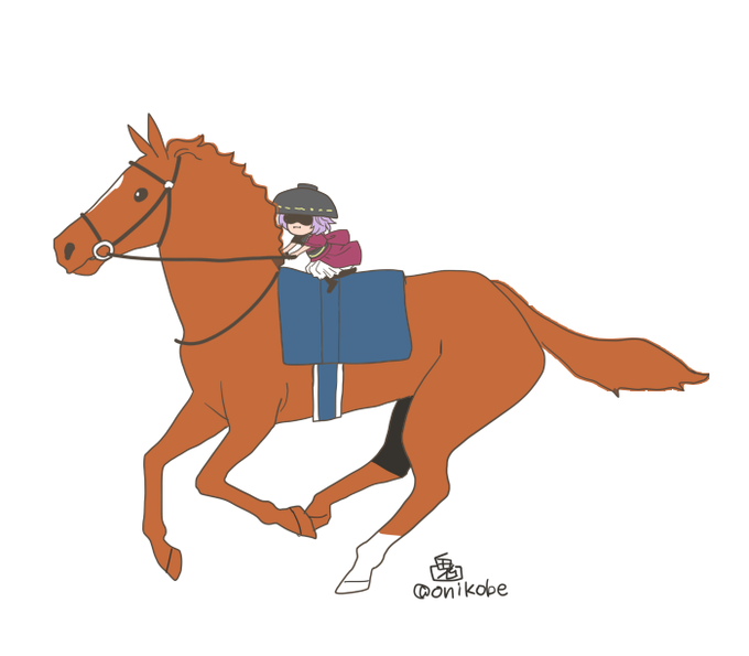 お馬のtwitterイラスト検索結果