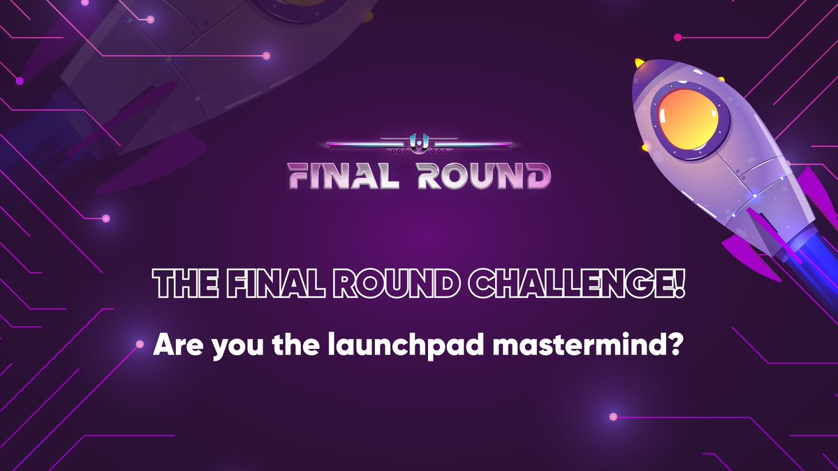GoFinalRound's tweet photo. Are you the #launchpad mastermind? ⚡️⚡️
Put your knowledge about #launchpads to the ultimate test and stand a chance to win $250 in #USDT 🚀
🏆 2 winners
It's beginning to get BIGGER and BETTER 🔥
Let's GO $UNIX
#giveaway #FinalRoundChallenge #win250 https://t.co/gmVZBwJTMe