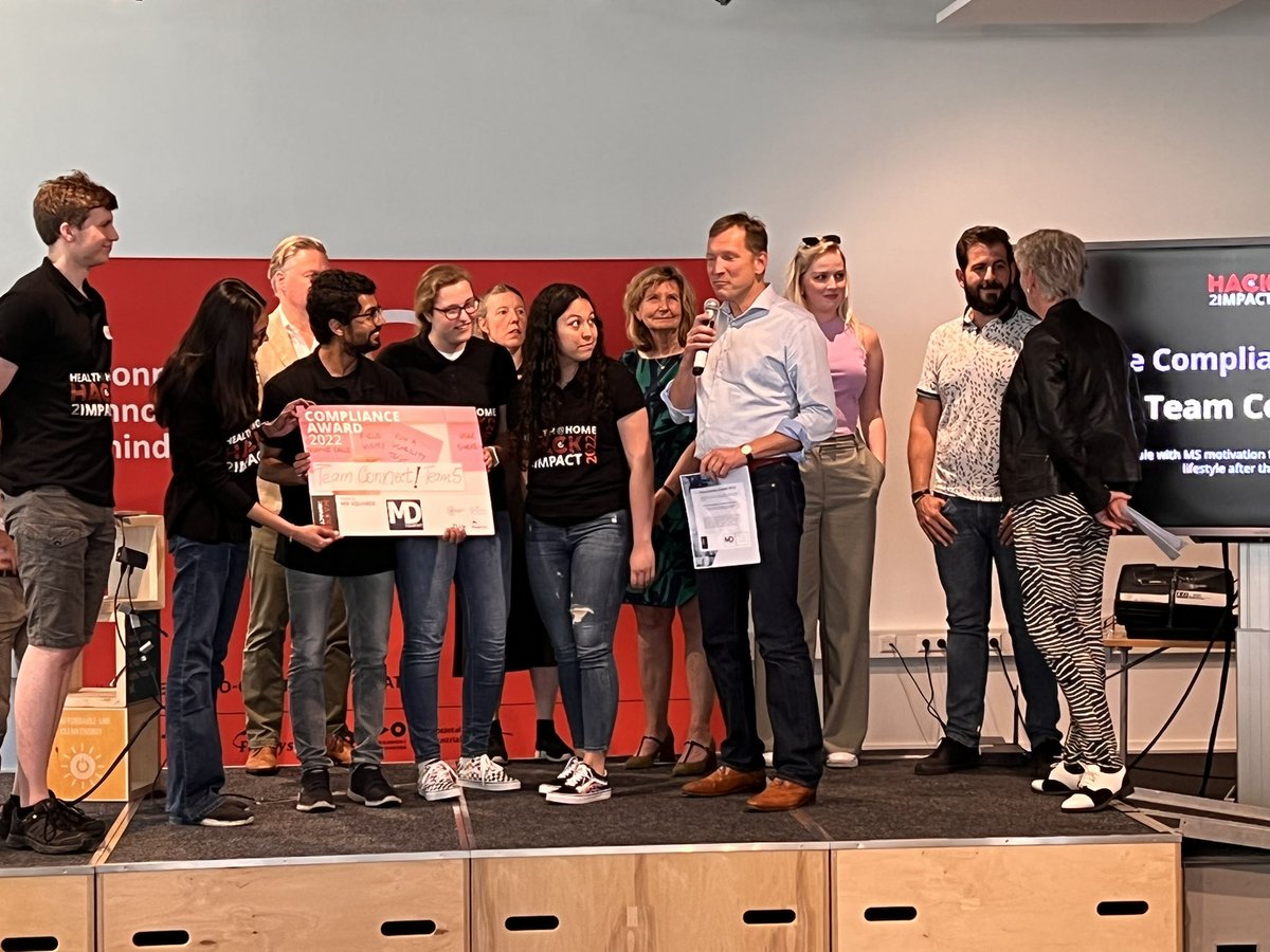 EindhovenEngine's tweet photo. #healthhackathon @mithackmed three winners! https://t.co/kFe6nRCBx7