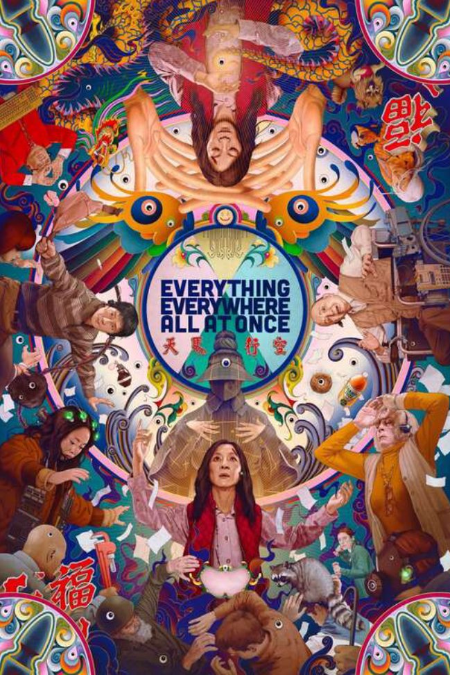 #EverythingEverywhereAllAtOnce
Just BRILLIANT..
Very engaging, creative and also funny..

Great - 4.25/5

#Movies2blue #A24 https://t.co/9S9yEkPJ2J.