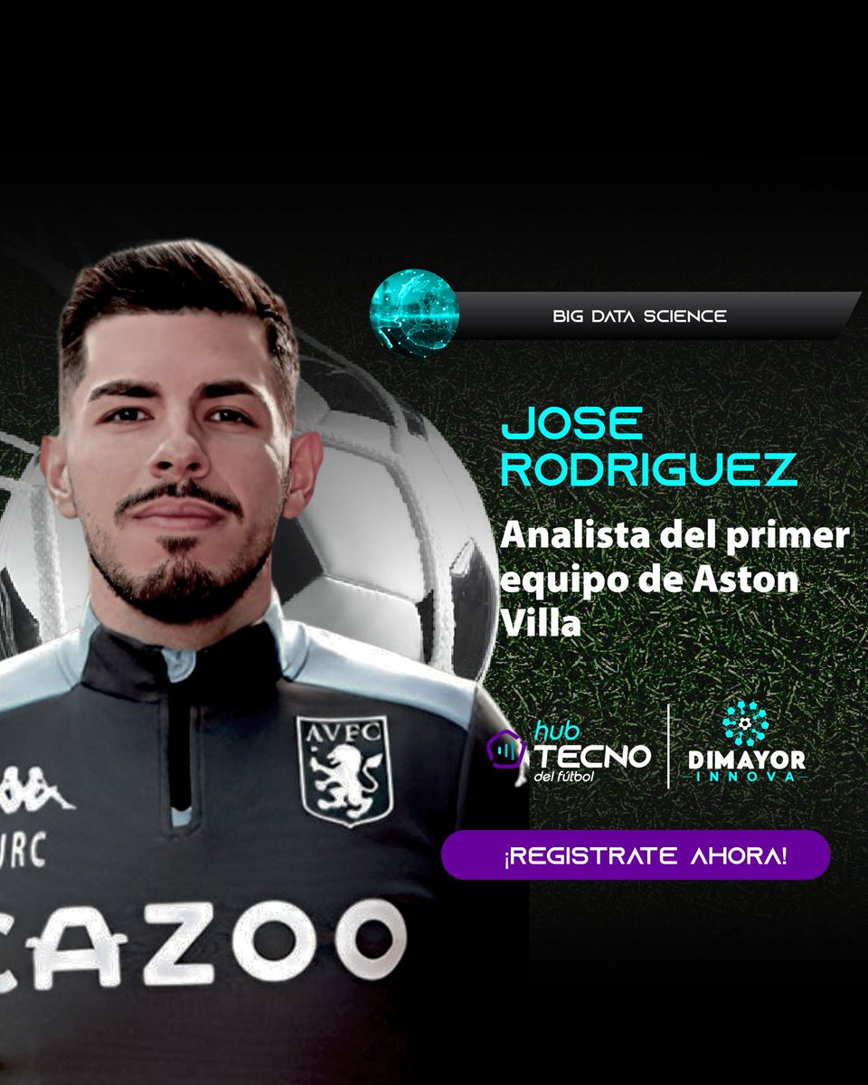 pitapitajar's tweet photo. Datos de eventing y tracking, aplicados al fútbol
Estos temas de relevancia serán abordados por profesionales de esta talla en en el HUB TECNO DEL FÚTBOL DIMAYOR INNOVA
Regístrate en HUB https://t.co/qk2iuJrAXa recibe tus credenciales para el ingreso a la plataforma #miott https://t.co/CRdUNJuhje