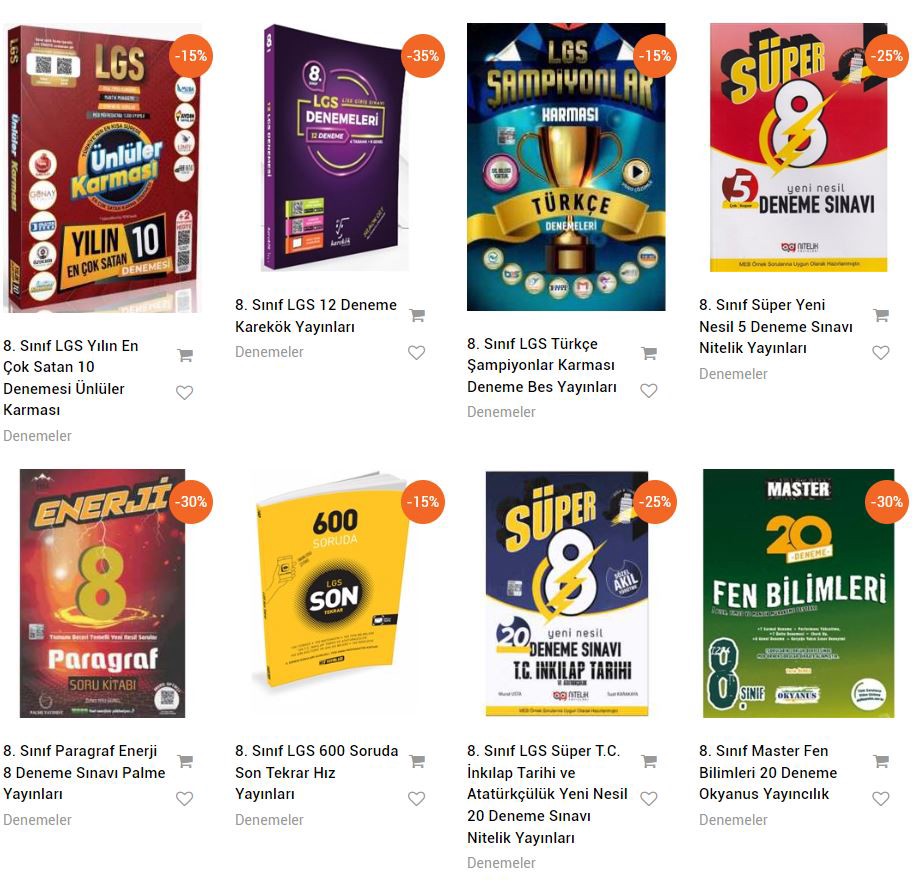 LGS Denemeleri 1 İş Gününde Kargoda

#kitap #lgs2022
#lgs
kitap42.com/tum-kitaplar/L…