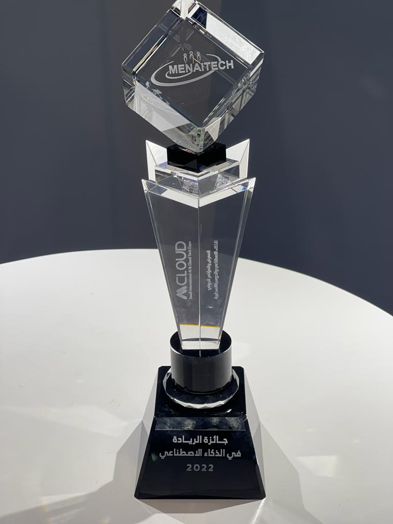 menaitech's tweet photo. من بين أكثر من 450 شركة، نفتخر بالحصول على جائزة "الريادة للذكاء الاصطناعي" للجهات المتقدمة والمتميزة في الذكاء الاصطناعي والحوسبة السحابية خلال مشاركتنا في المعرض والمؤتمر الدولي Ai &amp; Cloud Tech Expo في الرياض
#AICloudExpo2022 https://t.co/K12doEYxs6