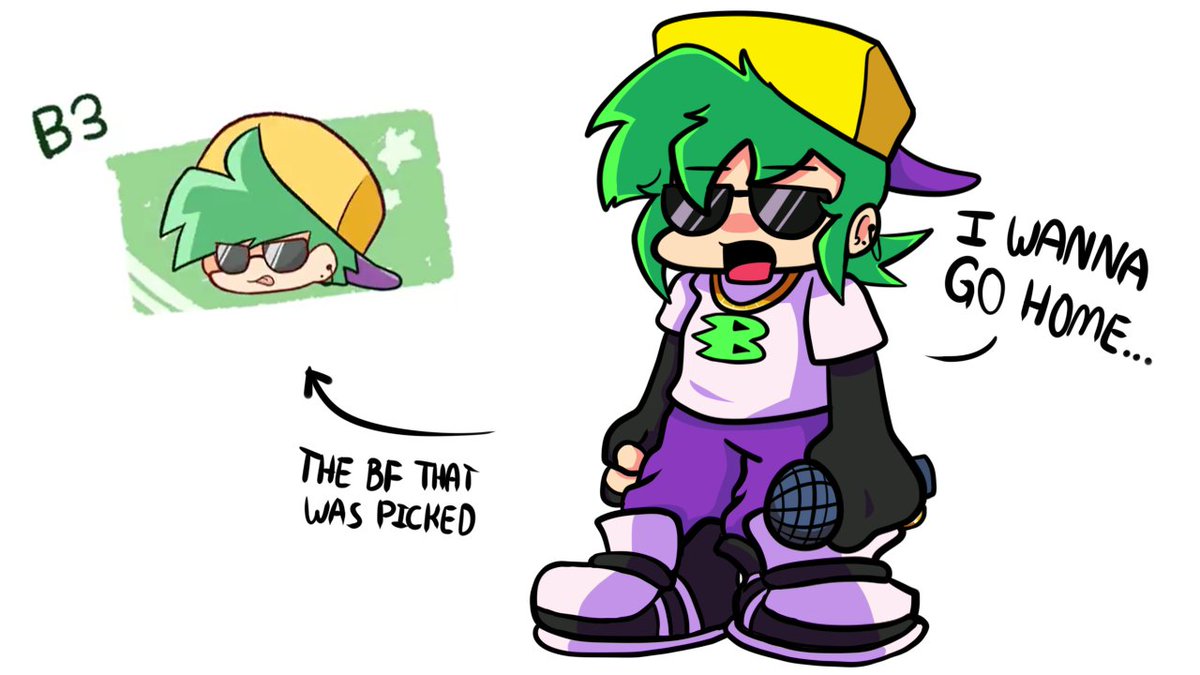 GotchicCat's tweet photo. So I did the BF roulette made by @sepufnf422 and I got B3! (His shoes were a pain! TToTT )
#fridaynightfunkin #Fnfb3mod #fnfmods #fnfboyfriend https://t.co/fRkvjGldv9