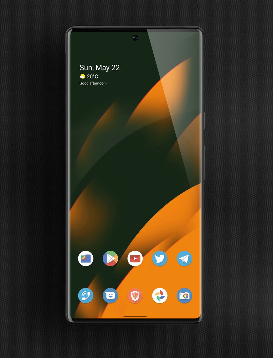 debugtiger's tweet photo. #Repainter is at it again. This time, somehow, it's taking this green from this wallpaper 🤷🏻‍♂️😅

#Pixel6Pro #Android #Custom https://t.co/CkSUe4WBQ0