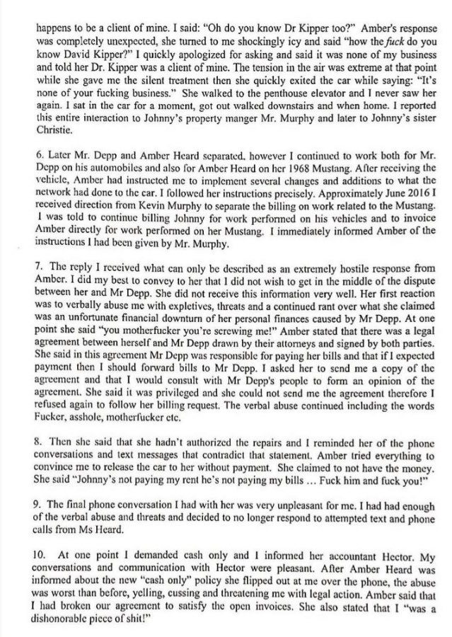 GellertDepp's tweet photo. We’ve already heard how Amber Heard abused multiple people, including Johnny Depp, but a lot of people forget about David Killackey so here’s his statement.

AH sexually harassed and verbally abused him. #JusticeForJohnnyDepp #AmberHeardIsAnAbuser #DeppHeardTrial https://t.co/o1ik8tH6qD