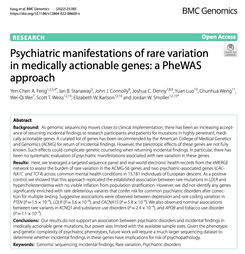 Jordan Smoller tweet media