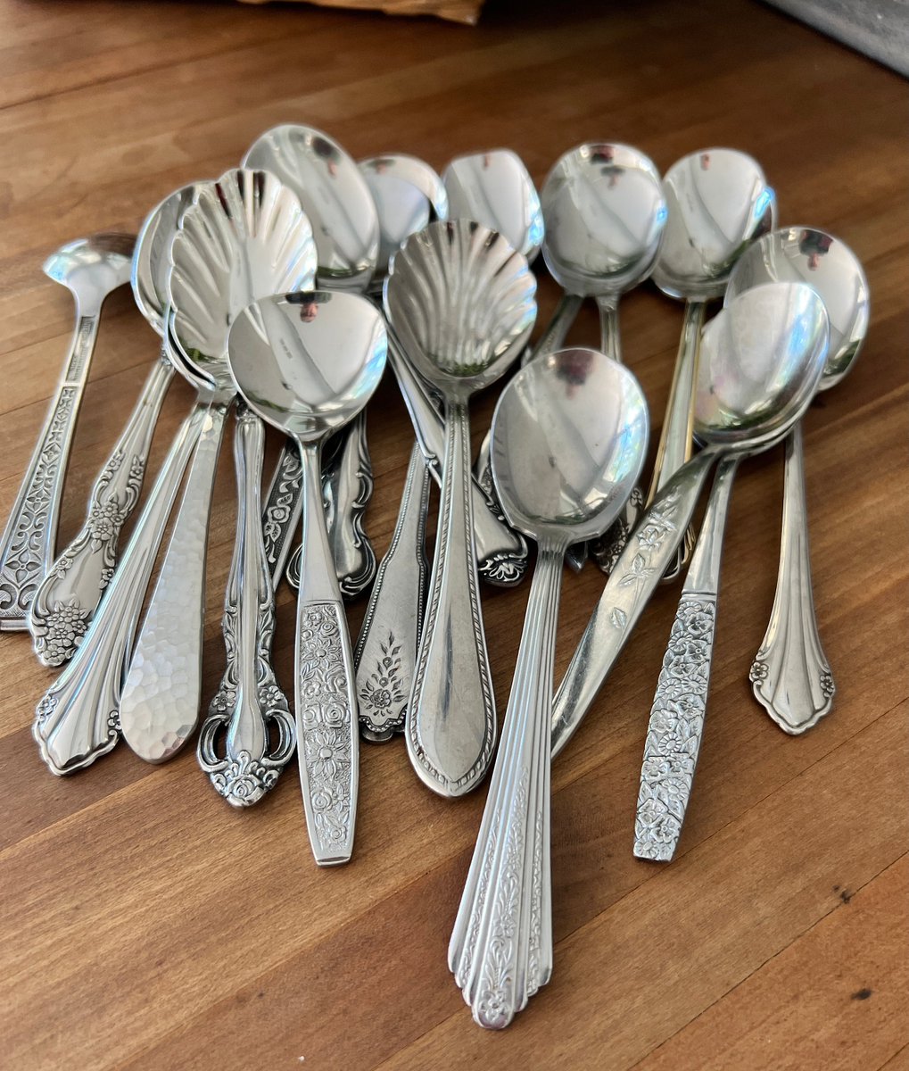 Edysvintage's tweet image. Excited to share the latest addition to my #etsy shop: Vintage Sugar Spoons Mismatched Stainless Sugar Serving Spoons, Vintage Event Eclectic, Farmhouse, Modern Mixed Flatware- Dishwasher Safe etsy.me/39GfBCn #silver #farmhousecottage #mismatchedflatware #weddi