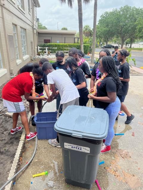SACSOrlando's tweet photo. After kickball, the water balloon experience began and no one was off limits not even Fr. Leo! https://t.co/6IUvSj821P