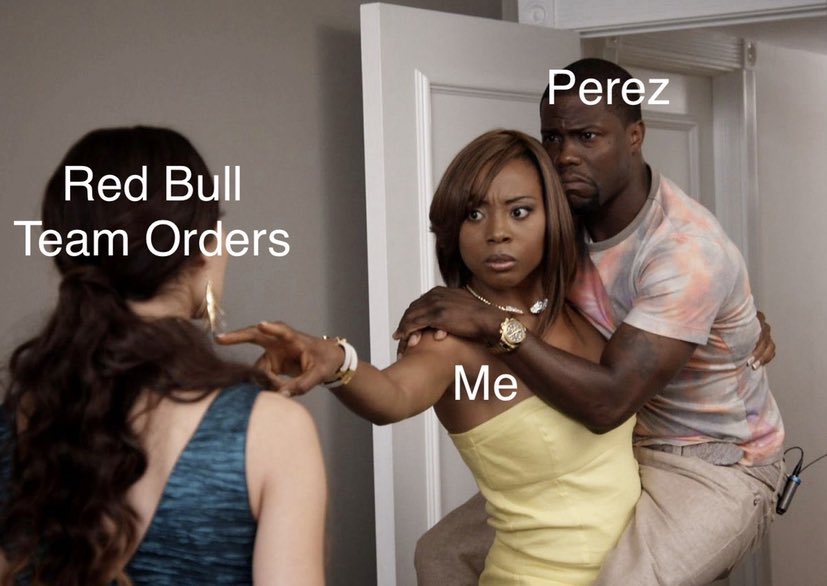 wheeltowheelpod's tweet photo. Protect Perez at all costs #spanishgp #f1 https://t.co/P4XoCx83Wk