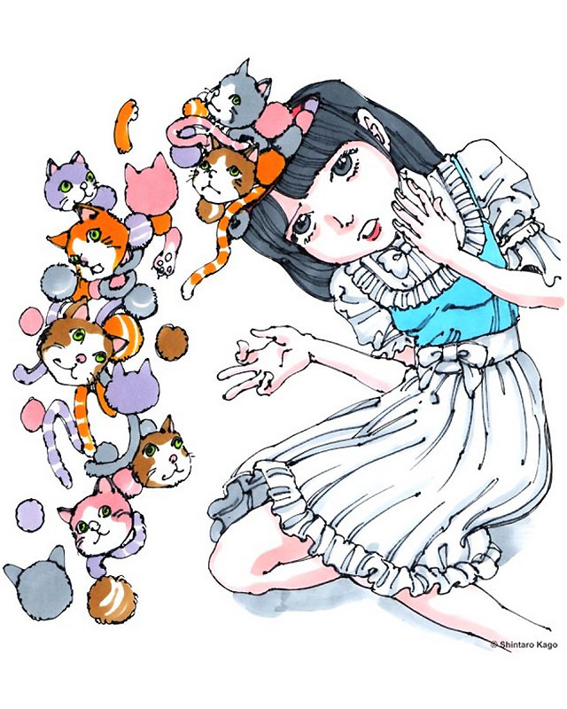 AkaTakonet's tweet photo. Think happy thoughts!! 😻
"Kitty Confetti" by Shintaro Kago is licensed in official Threadless shop. T-shirts in a rainbow of colors/styles + many other items.
https://t.co/cFxl4vYSAf
@shintarokago #shintarokago #kittyconfetti #happythoughts #cats #artshirt #akatako #駕籠真太郎 https://t.co/oVhgoZ1xqZ