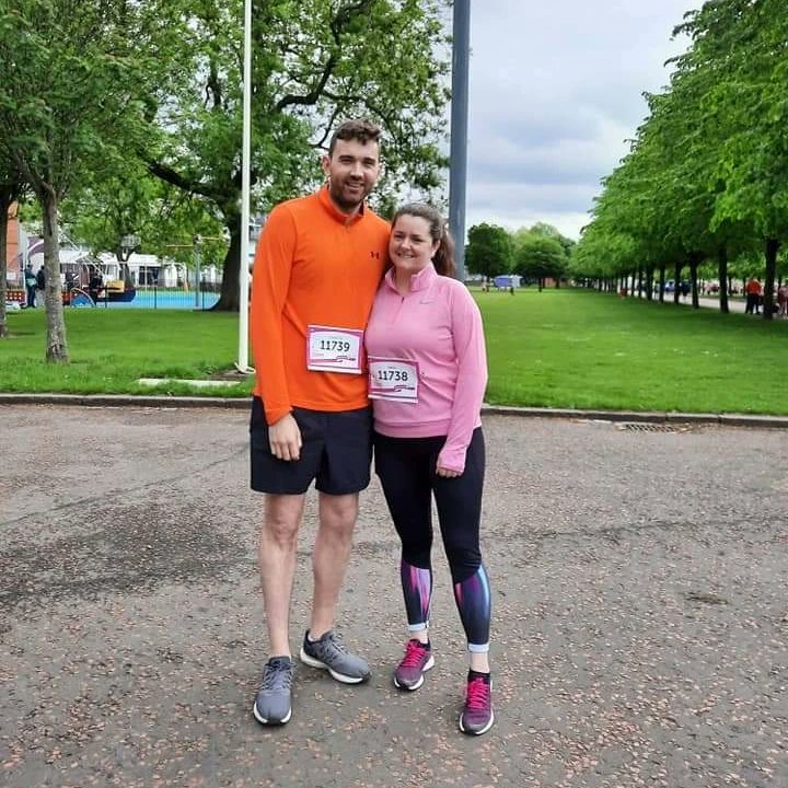 GillianHunter13's tweet photo. We did it!! Thank you so much to everyone who kindly donated to Cancer Research for us taking part in the Race for Life. It means a lot to our family🎗️💜. Lovely wee morning out and the kids enjoyed it too 🥰 #RaceForLife #CancerResearchUk 

https://t.co/c2iDKsPDvQ https://t.co/NGNPoEBCb3