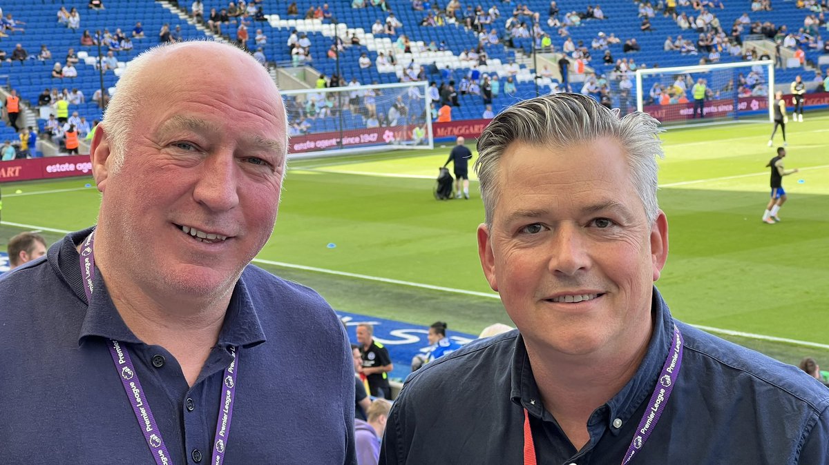 Danny Pike (@dannypike) on Twitter photo At the Amex for the final game of the season. These two have been brilliant on the radio this year. Listen now. <a href="/johnnycantor_/">Johnny Cantor 🎙</a> & Warren Aspinall. <a href="/BBCSussex/">BBC Sussex</a> At the Amex for the final game of the season. These two have been brilliant on the radio this year. Listen now. <a href="/johnnycantor_/">Johnny Cantor 🎙</a> & Warren Aspinall. <a href="/BBCSussex/">BBC Sussex</a>