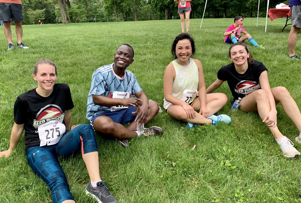 Dr. Schreck (@karisa_schreck) on Twitter photo Wonderful morning supporting <a href="/keeppunch/">Keep Punching</a> and #glioblastoma research at the annual #5k with my lab @theraywholives! Also, sightings of <a href="/HopkinsNeuropth/">Hopkins Neuropath</a> Charles Eberhart <a href="/NeuroEyepath/">Charles Eberhart</a> Wonderful morning supporting <a href="/keeppunch/">Keep Punching</a> and #glioblastoma research at the annual #5k with my lab @theraywholives! Also, sightings of <a href="/HopkinsNeuropth/">Hopkins Neuropath</a> Charles Eberhart <a href="/NeuroEyepath/">Charles Eberhart</a>