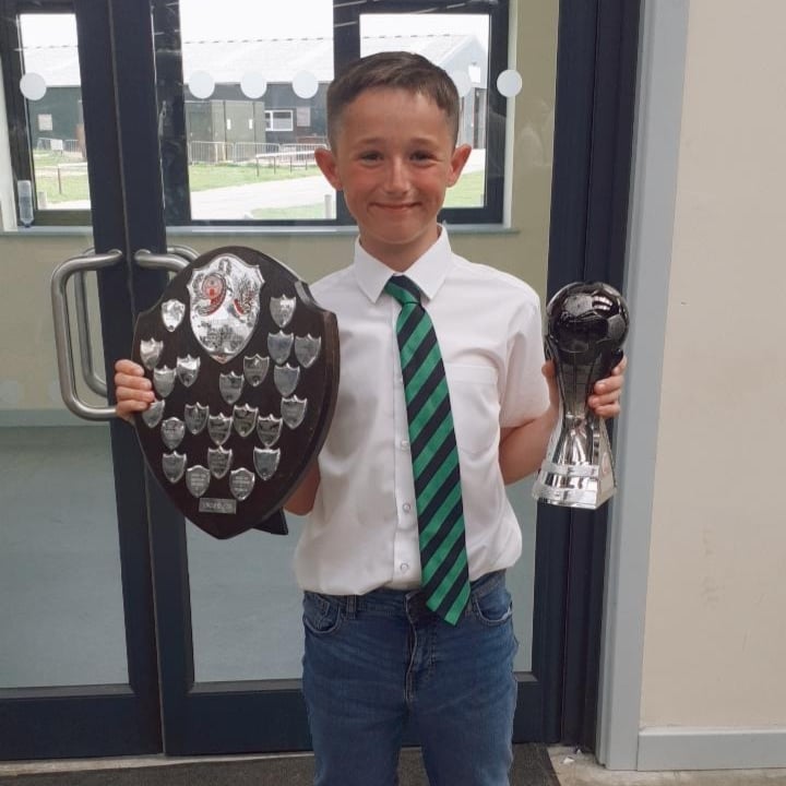 Michael25966386's tweet photo. Well done Harry. Captaining his Greenbank side to the league title. Super proud as his team have all been playing up an age group 💪 https://t.co/KS7CUFJQxw