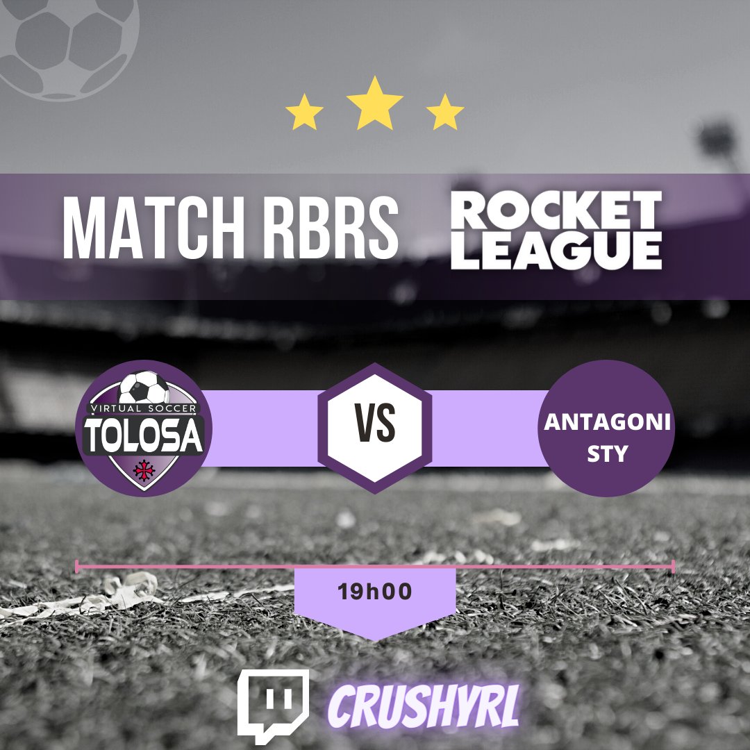 VSTolosa's tweet photo. Ce soir venez soutenir notre équipe #RocketLeague qui jouera face à ANTAGONISTY et ça sera streamé sur la chaîne #Twitch de @CrushyRL à 19h00 #GoVST
⬇️⬇️⬇️⬇️⬇️⬇️⬇️⬇️⬇️⬇️⬇️⬇️ https://t.co/qYZa0mk0Og https://t.co/JMmSvOLFZG