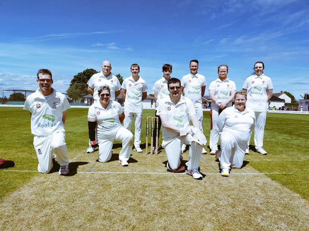A great day as our @SomDisabledCC field a development team and take on ECB Champion Club and home of Somerset Disability Development team, @IltonCC  Lots of players making their debut for SDCC. Thanks to all the volunteers involved.  This is what it's all about 🤩👍🏏