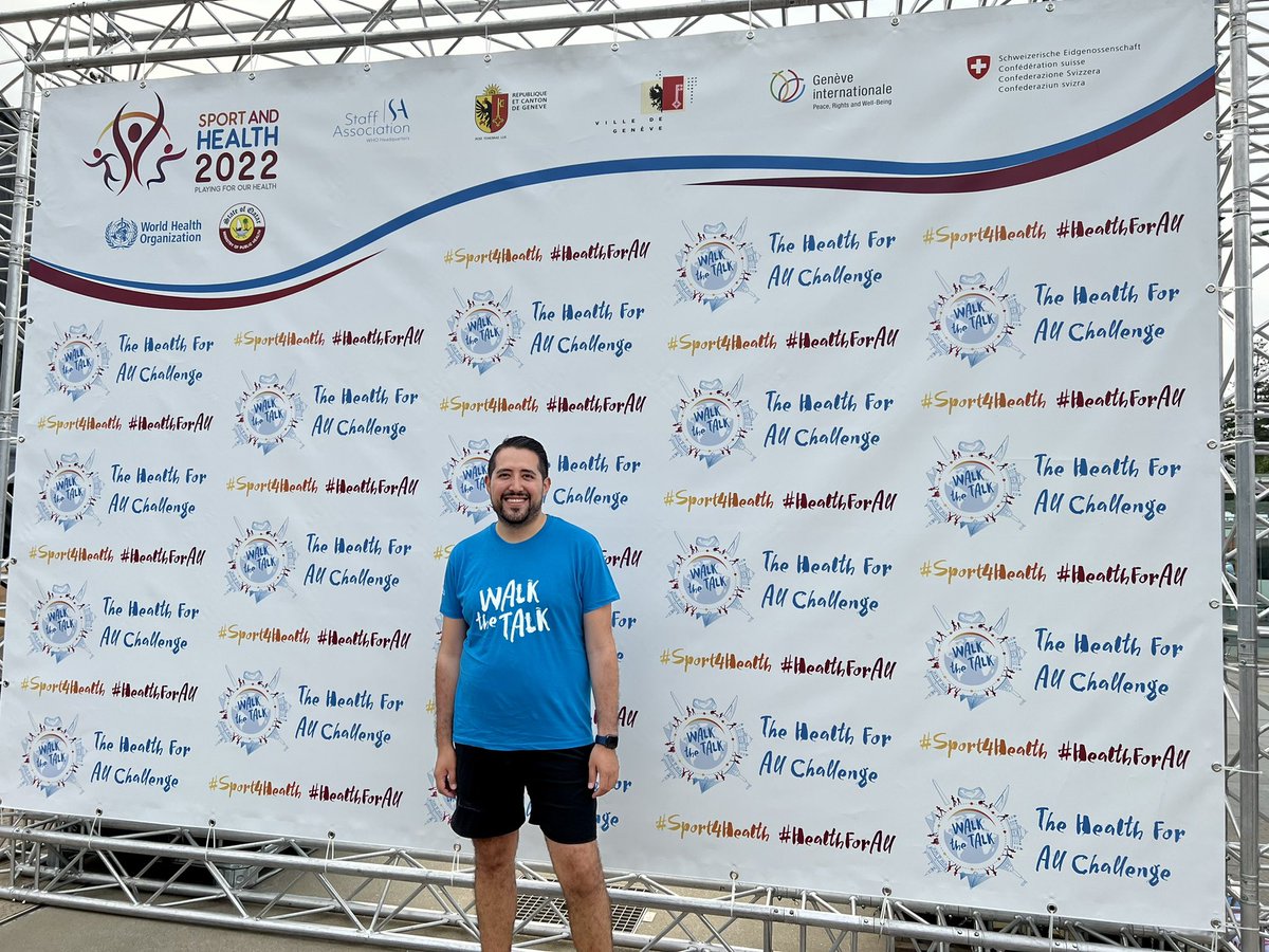 dr_romrub's tweet photo. Today I participated in the “Walk the Talk�� of @WHO, previous to the inauguration of #WHA75, to promote physical activity and healthy lifestyles.

#HealthForAllChallenge
#WalkTheTalk https://t.co/NXuJMVxBgF