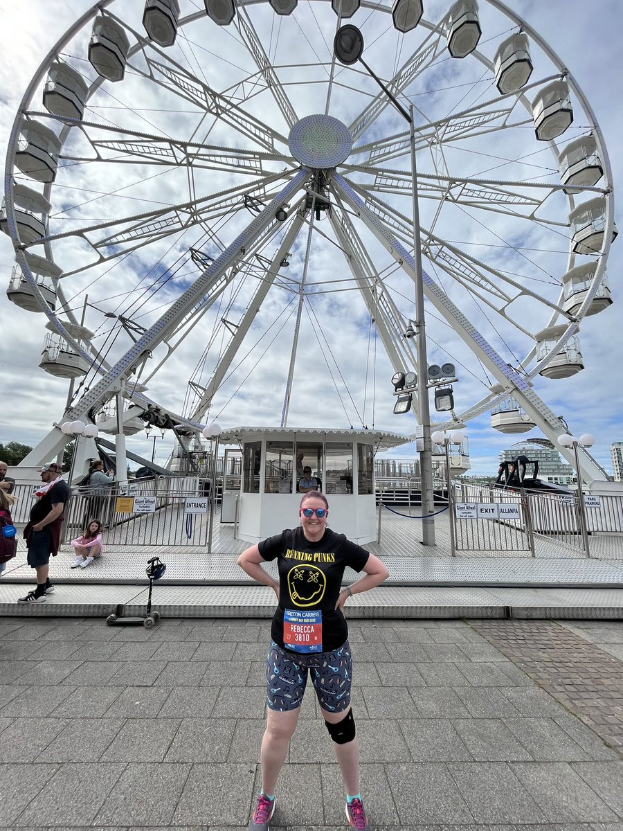 RebeccaCrosby11's tweet photo. My first @runningpunks #VRC in a while was an absolute scorcher down the Bay. A beautiful day for anything other than running! 😂 I proper melted. Nice to see some fellow punks along the route / after #CardiffBayRun #CardiffBay10K https://t.co/DDJEgwvk3q