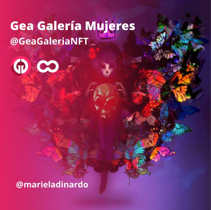 marieladinardo's tweet photo. La Exposición "Gea Mujeres" #GeaGaleriasNFT por @GeaGaleriasNFT se ha inaugurado❤️‍🔥👉 https://t.co/CY7Nh1eWgj
 
Un Honor poder participar en esta exhibición, con mi obra "Madam Blakerfly", disponible en @foundation 🌐 https://t.co/FAjv7xwgB1 

#WomenInNFTs #WomenArtists #Latinas https://t.co/W7FPukVav2