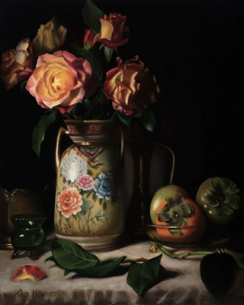 Amwomenartists's tweet photo. My Favorite Rose by Rosa Montante; featured in the show Breaking Through: The Rise of American Women Artists at the Customs House Museum. The exhibition runs March 5 through May 29 #RosaMontante #AWABreakingThrough #CustomsHouseMuseum #AWA25in25 #womenar… https://t.co/K29zZ8TUCI https://t.co/Gk3OtYEX8x