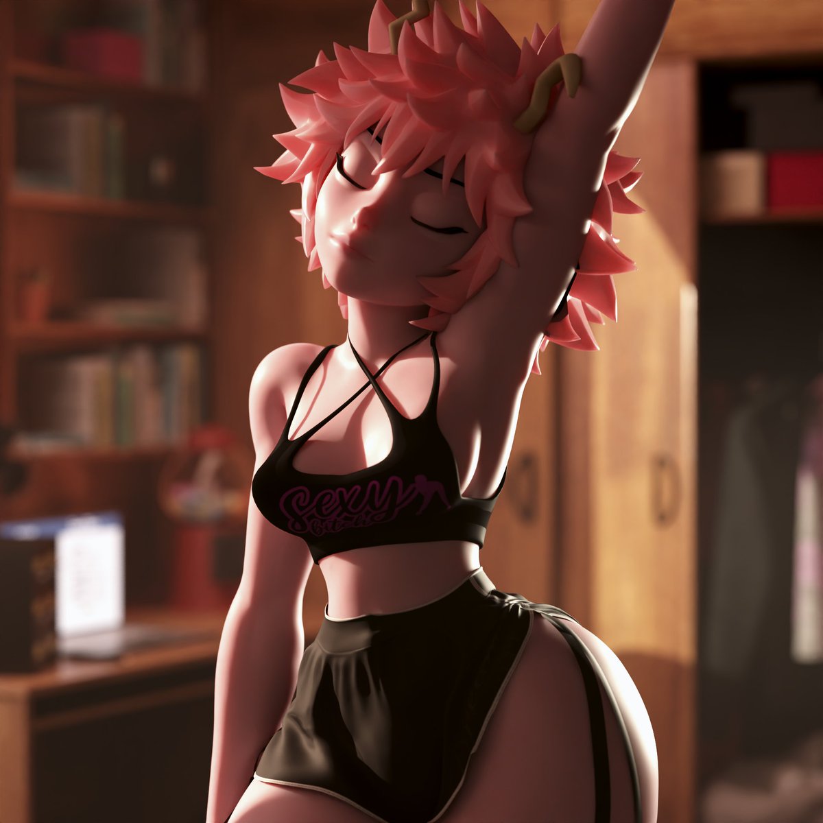 LemonRegial's tweet photo. Model: @Lia_3D 

#nsfw #MyHeroAcademia https://t.co/dZ6DM829JJ