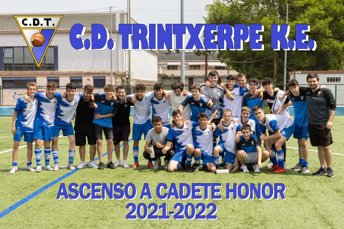 Zorionak al cadete por ese ascenso a Honor. #Trinxerpe #Pasaia