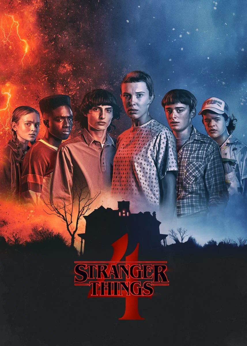 IMDb changed Stranger Things' poster to the Running Man one : r/ StrangerThings