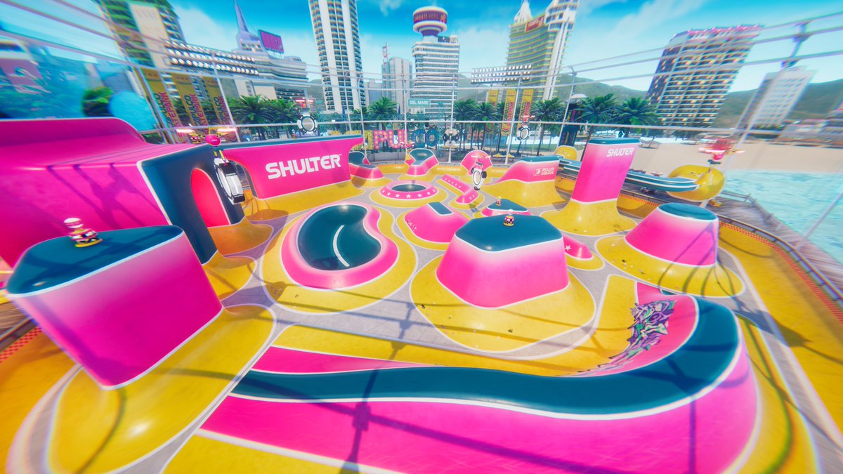 PlayStation's tweet photo. Want to skate, dodge, and tackle? Roller Champions is a colorful and action-packed 3v3 title launching May 25. Details from the devs: https://t.co/k8CYoMCYcq https://t.co/luI0kuq4W2