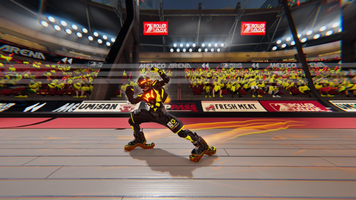 Want to skate, dodge, and tackle? Roller Champions is a colorful and action-packed 3v3 title launching May 25. Details from the devs: play.st/38GlcZi