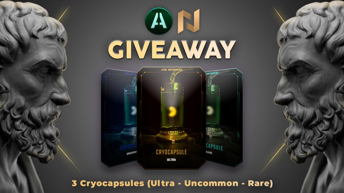 nfthorizon_io's tweet photo. To support our community we're giving away 𝟯𝘅 𝗖𝗿𝘆𝗼𝗰𝗮𝗽𝘀𝘂𝗹𝗲𝘀 with a total value approx. 𝟭𝟴𝟬𝟬 𝗪𝗔𝗫! 🤩🤩

Good luck!⚡️
━
🚀Follow @nfthorizon_io &amp; @ArkInfernum
🚀Like &amp; RT
🚀Tag 2 Friends
━
🗓️Ends on May 24th at 12:00 UTC
#NFT #NFTGiveway https://t.co/FsNVczhFhU