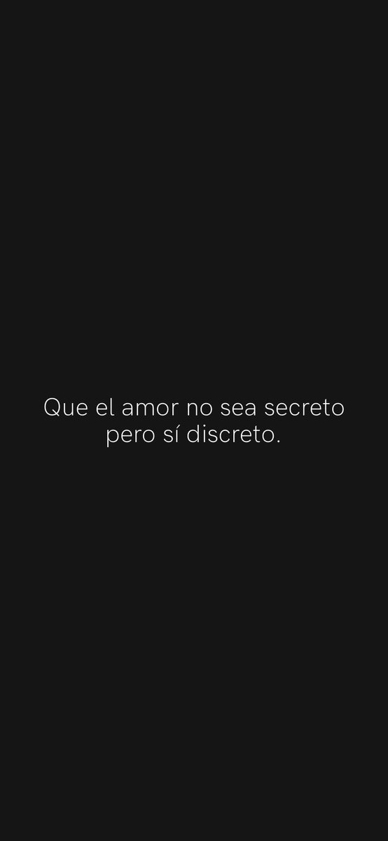 gabymaderoc's tweet photo. Que el amor no sea secreto pero sí discreto.
From @AppMotivation #motivation #quote #motivationalquote https://t.co/SNghtvFy0U