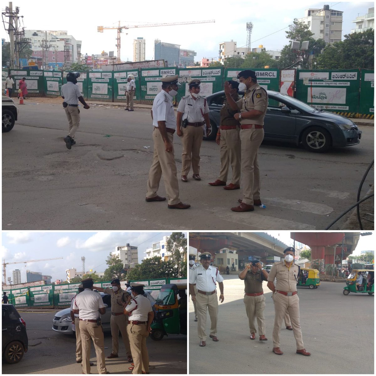 ಈ ದಿನ ಕೆ.ಜಿ.ಹಳ್ಳಿ ಸಂಚಾರ ಪೊಲೀಸ್ ಠಾಣಾ ವ್ಯಾಪ್ತಿಯ ನಾಗವಾರ ಜಂಕ್ಷನ್ ಗೆ ಠಾಣಾಧಿಕಾರಿಯವರೊಂದಿಗೆ ಭೇಟಿ ನೀಡಿ,ಸದರಿ ಜಂಕ್ಷನ್ ನಲ್ಲಿ ಇರುವ ಸ್ಥಿತಿಗತಿ ಹಾಗೂ ವಾಹನಗಳ ಸುಗಮ ಸಂಚಾರಕ್ಕೆ ಕೈಗೊಳ್ಳಬೇಕಾದ ಸುಧಾರಣಾ ಕ್ರಮಗಳ ಬಗ್ಗೆ ಚರ್ಚಿಸಿ ಸೂಕ್ತ ನಿರ್ದೇಶನವನ್ನು ನೀಡಲಾಯಿತು. <a href="/DgpKarnataka/">DGP KARNATAKA</a> <a href="/CPBlr/">CP Bengaluru ಪೊಲೀಸ್ ಆಯುಕ್ತ ಬೆಂಗಳೂರು</a> @AddlCPTraffic
