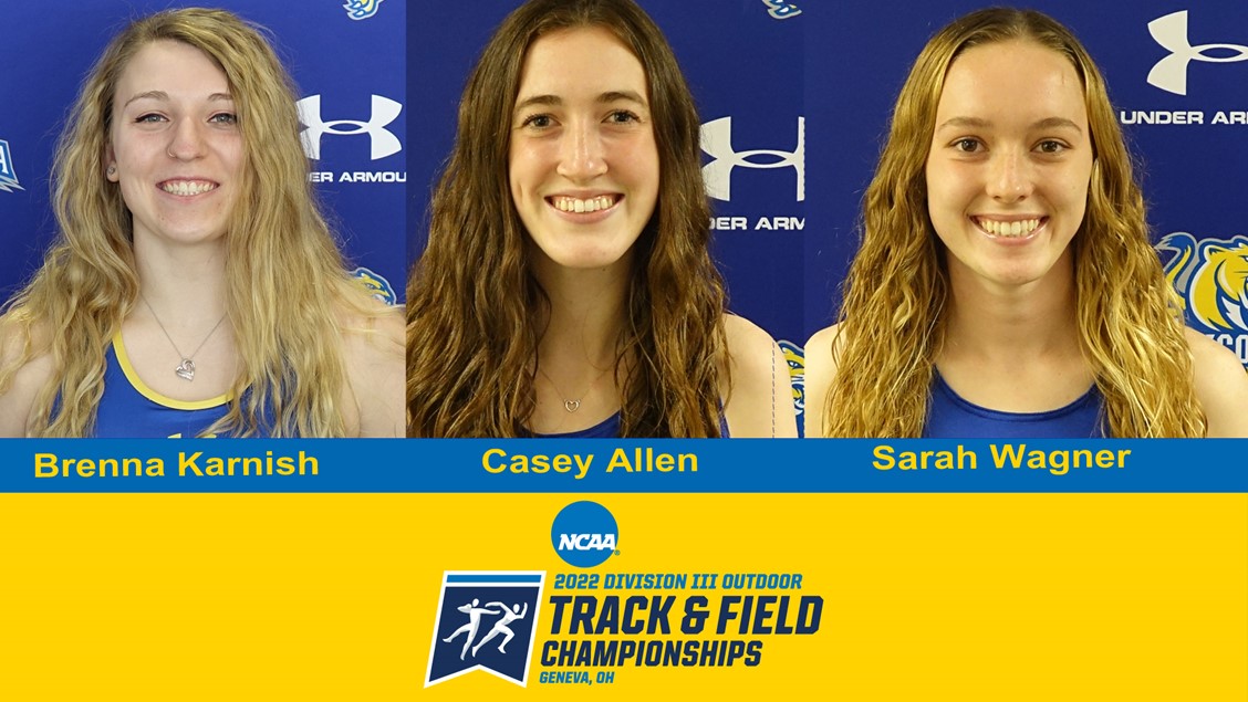 🚨 OHIO BOUND 🚨
Congratulations to Brenna Karnish, Casey Allen, and Sarah Wagner for qualifying for the 2022 NCAA Outdoor Track and Field Championships!! 

These ladies will be heading to Ohio, to compete for national titles in their respective events.

Good luck ladies!!

#MUTF