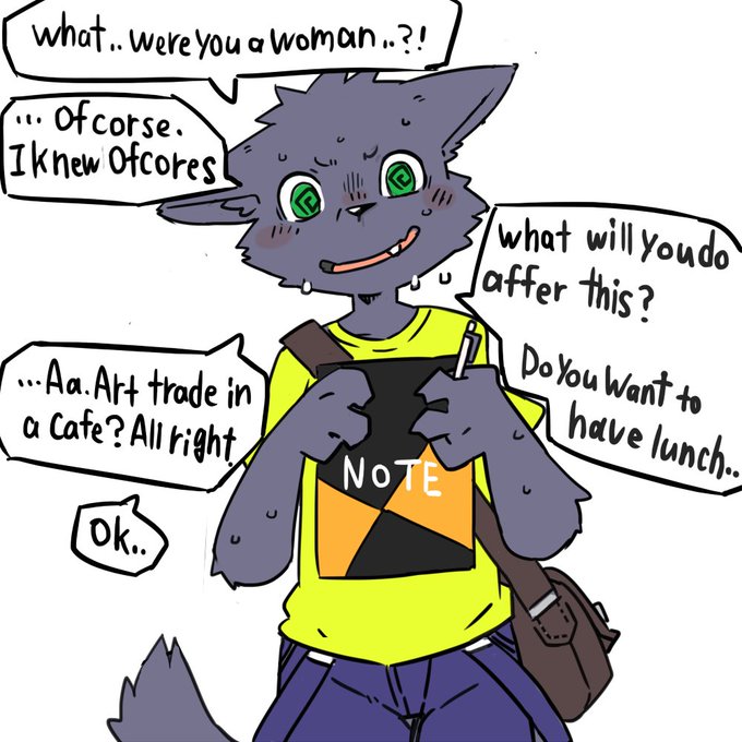 he didn't know his friend was a woman 