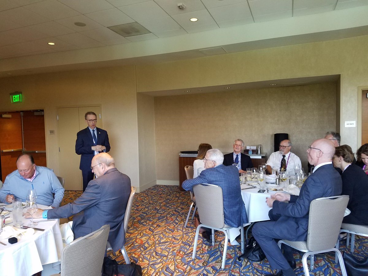 ASGE GI Endoscopy (@asgeendoscopy) on Twitter photo ASGE's past presidents just gathered for lunch for the first time in a few years and to honor new members to their club! Dr John Vargo pinning the past president pin on <a href="/kmergener/">Klaus Mergener</a> , while Dr Mergener did the honors for Dr Douglas Rex.#GITwitter #DDW2022 ASGE's past presidents just gathered for lunch for the first time in a few years and to honor new members to their club! Dr John Vargo pinning the past president pin on <a href="/kmergener/">Klaus Mergener</a> , while Dr Mergener did the honors for Dr Douglas Rex.#GITwitter #DDW2022